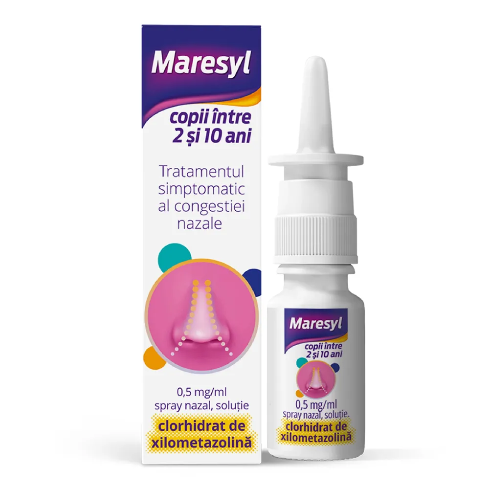 Maresyl spray nazal pentru copii, 0.5 mg/ml, 10 ml, Dr. Reddys