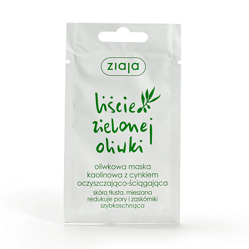 Masca astringenta pentru ten gras-mixt Olive Leaf, 7 ml, Ziaja