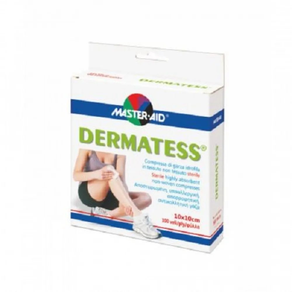 Master Aid Comprese Sterile Dermatess 10 cm x 10 cm x 100