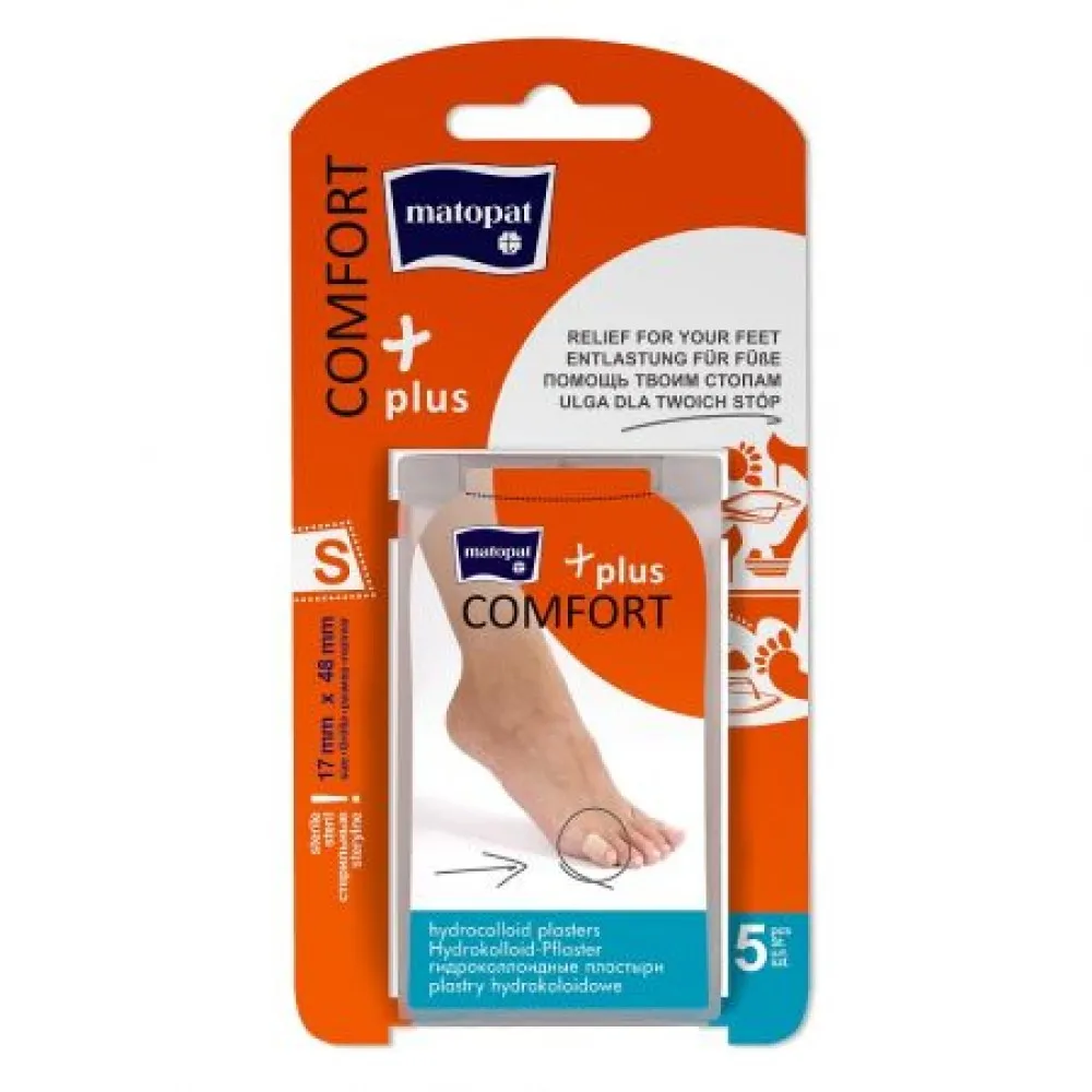 Matopat Comfort Plus Plasturi Hidrocoloidali Sterili Small -buc x 5