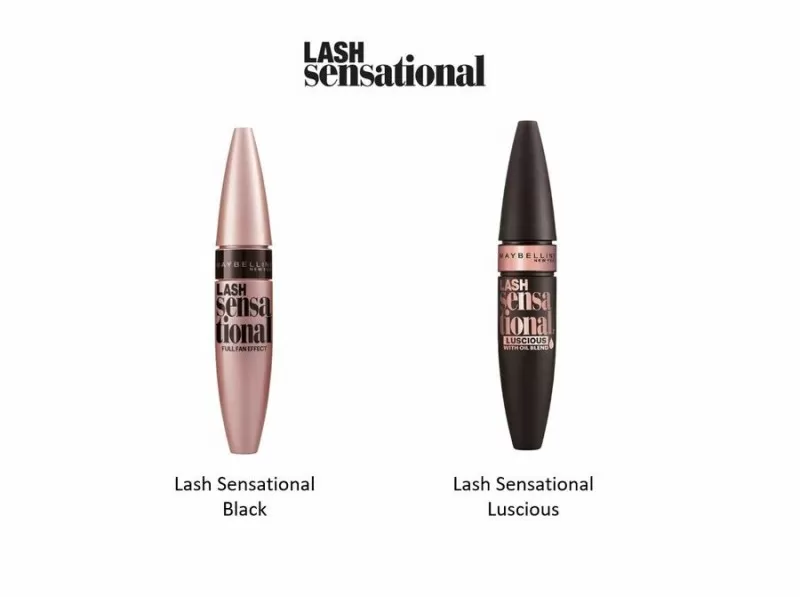 Mascara Pentru Volum Si Gene Definite Maybelline New York Lash Sensational Very Black, 9.5 ml,