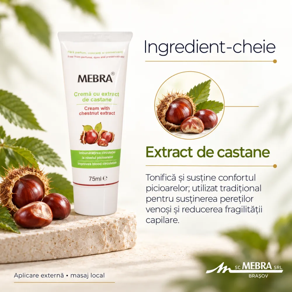 Crema cu Castane, 75ml - Mebra