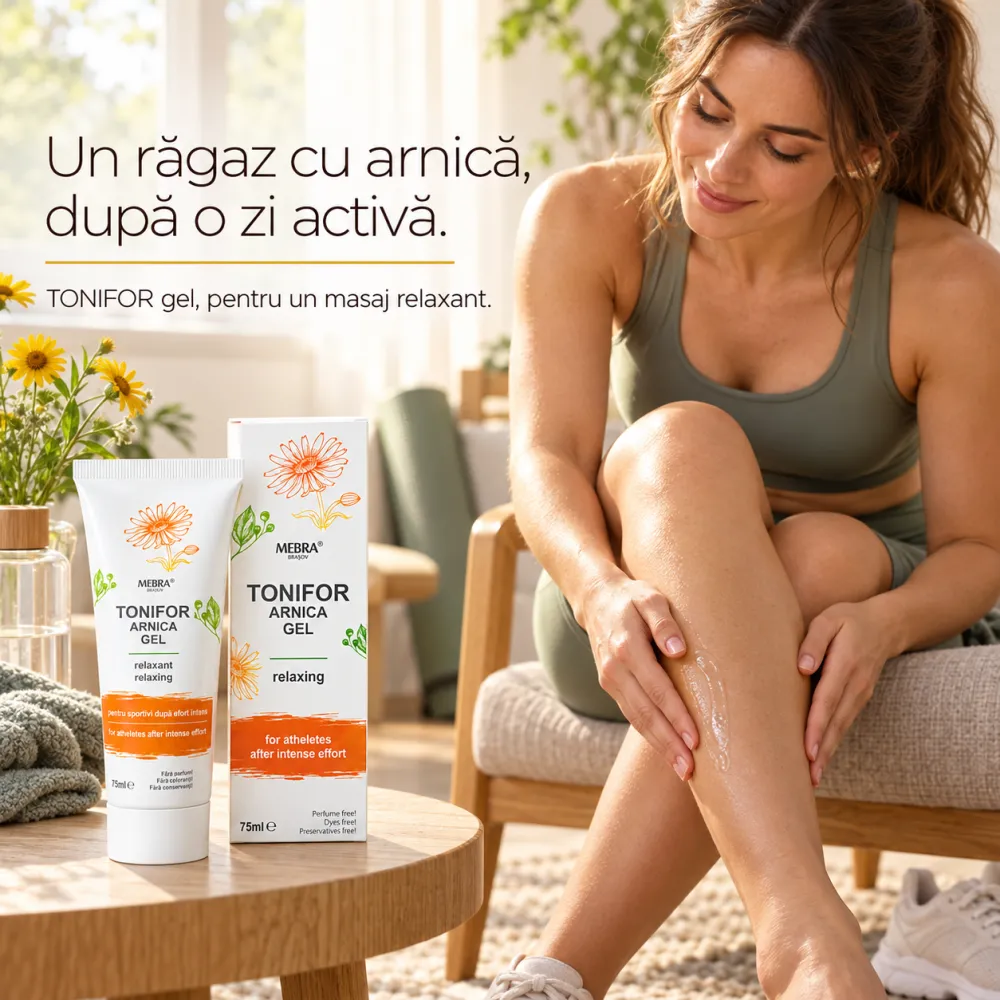 Gel relaxant cu arnica Tonifor, 75 ml - Mebra