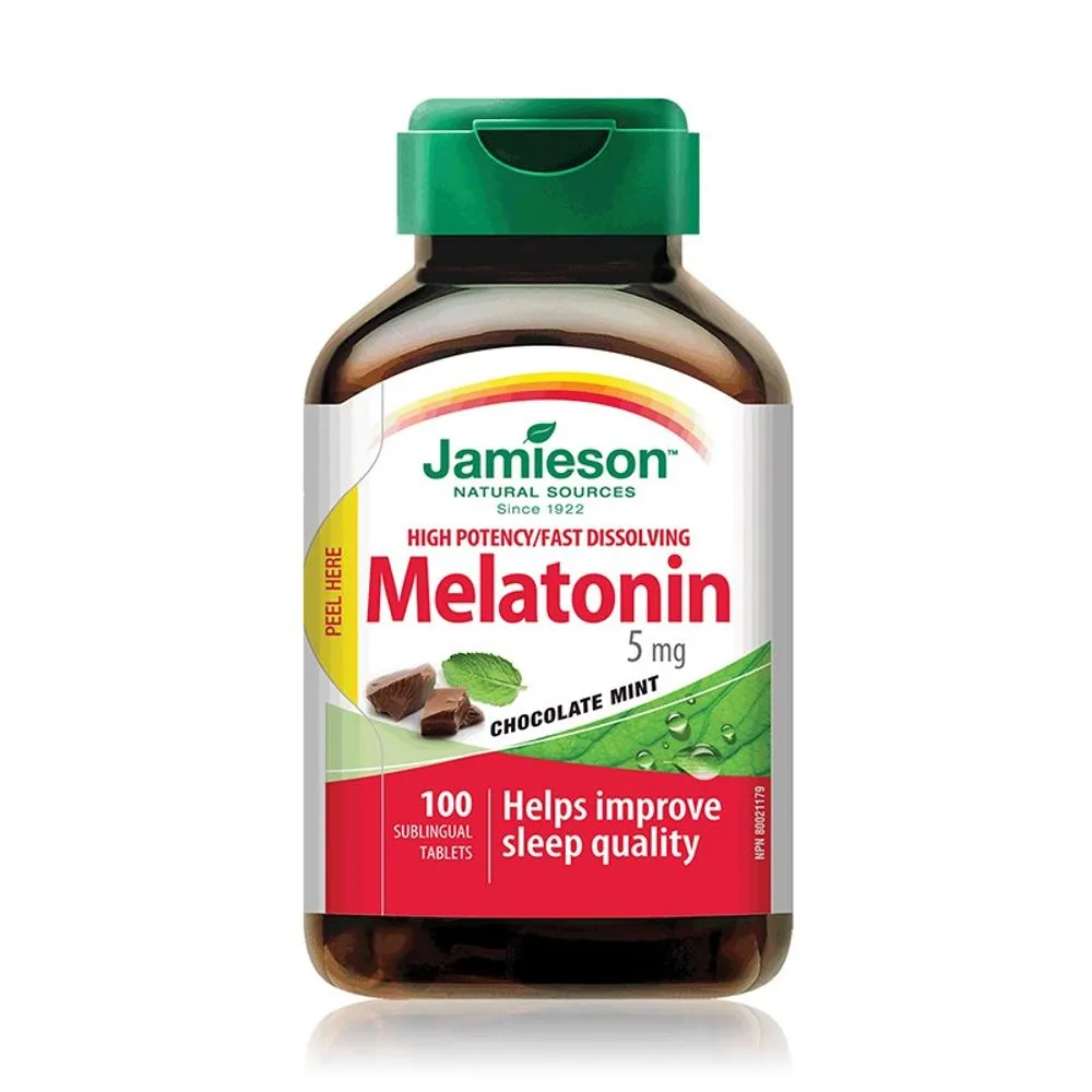 Melatonina 5mg Aroma Ciocolata Menta -cpr x 100 - Jamieson