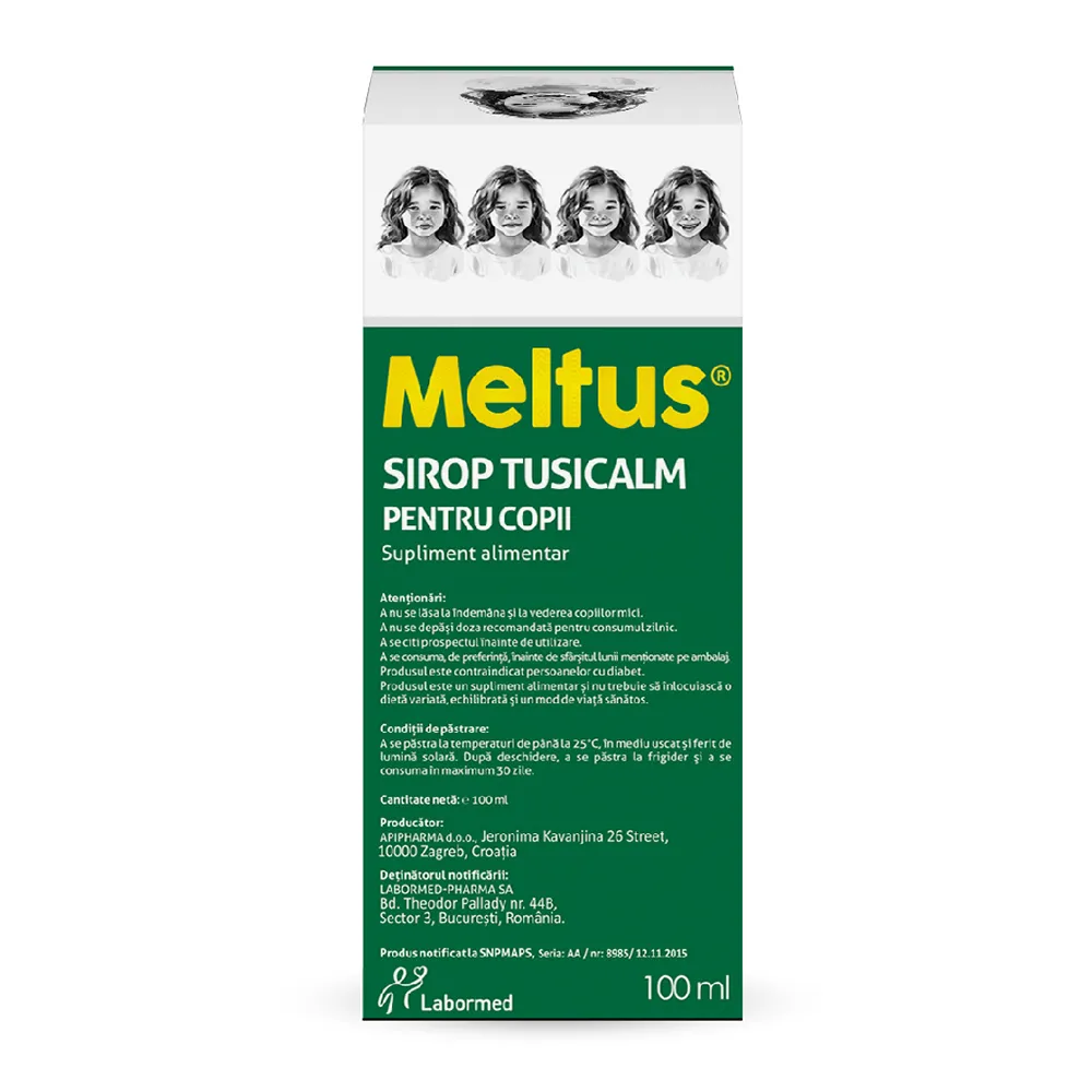Meltus Tusicalm sirop pentru copii, 100ml, Labormed