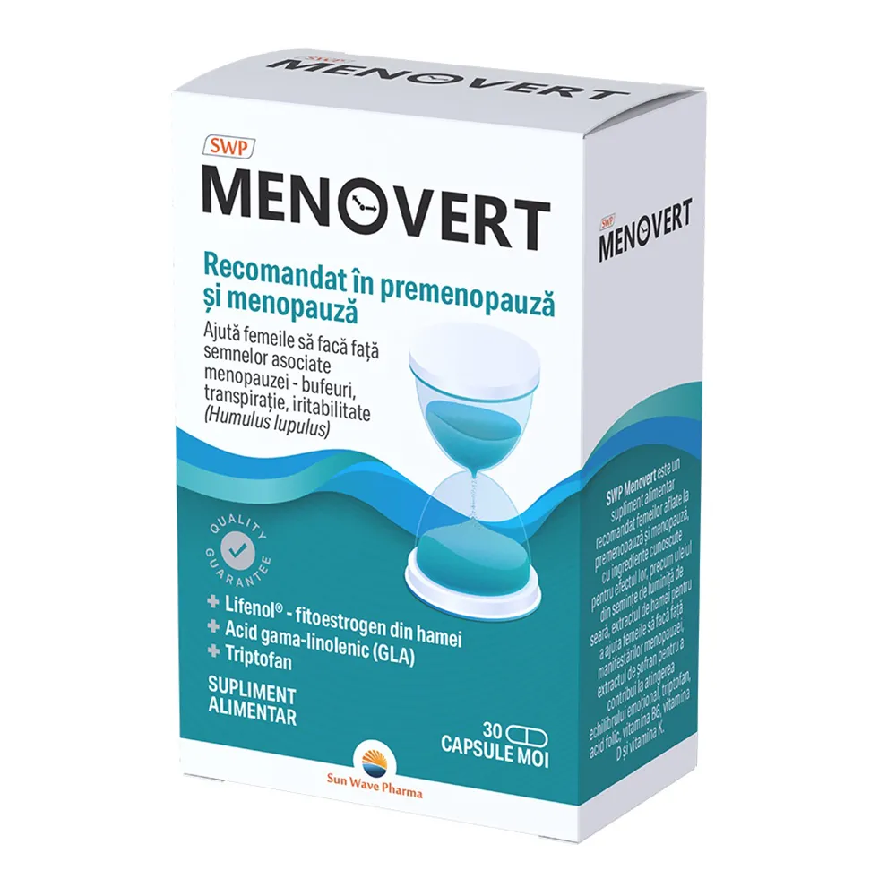 Menovert, 30 capsule, Sun Wave Pharma