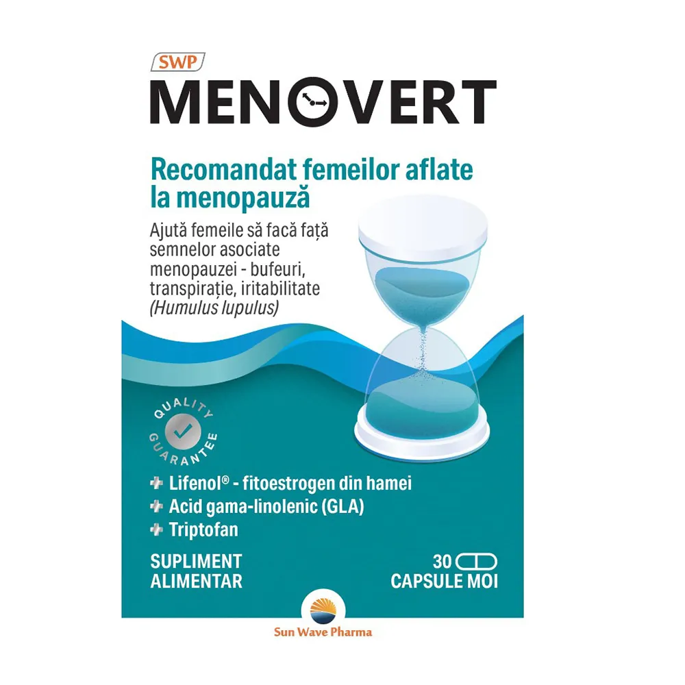 Menovert, 30 capsule, Sun Wave Pharma