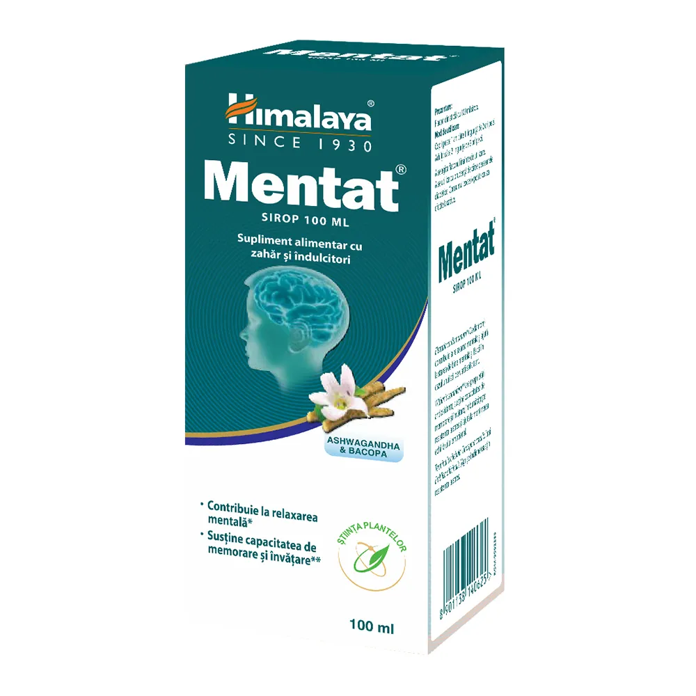 Mentat sirop, 100ml, Himalaya