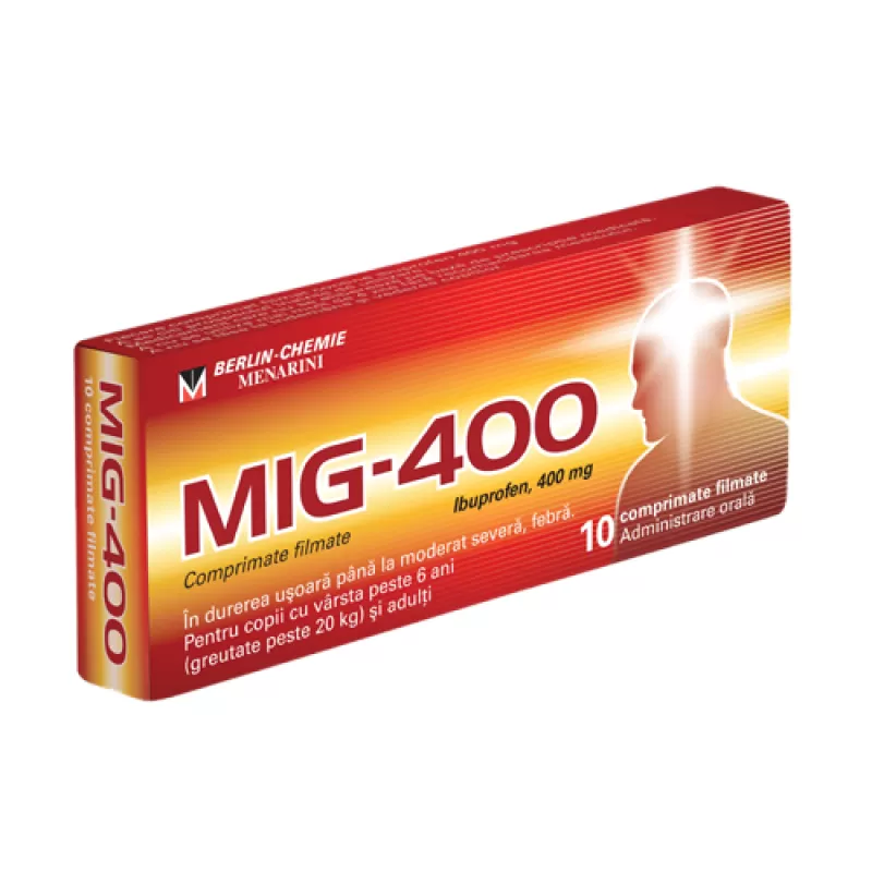 MIG 400 mg -comprimate filmate x 10 - Berlin-Chemie