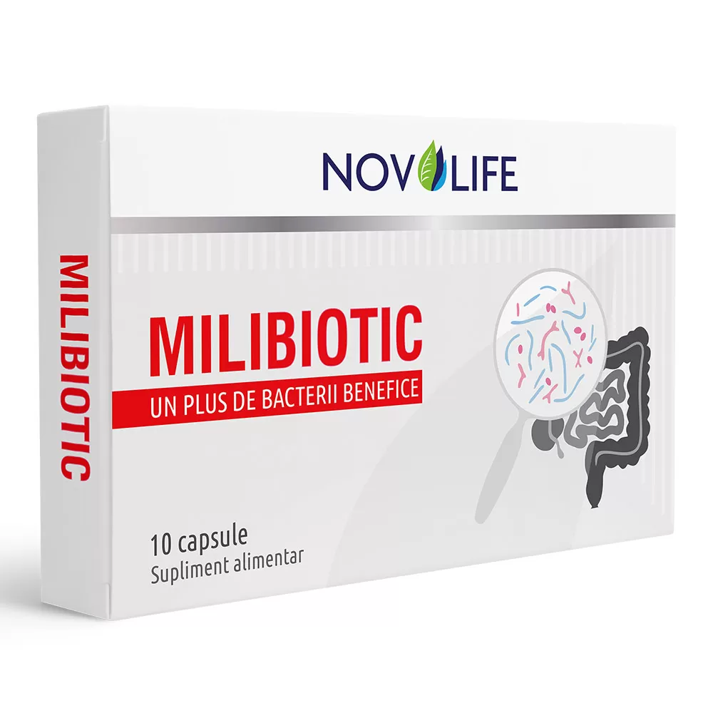 Milibiotic,10 capsule, Novolife