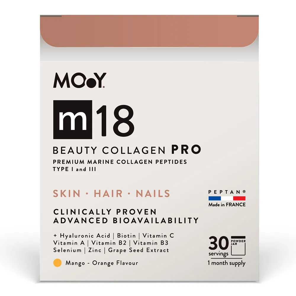 m18 BEAUTY COLLAGEN PRO Mango Orange, 240 g, 30 portii, Molecules of Youth