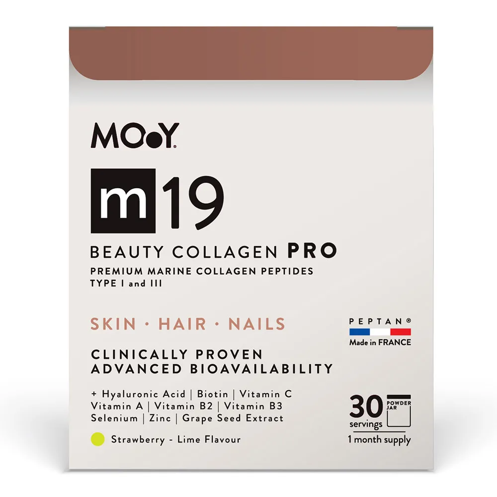 m19 BEAUTY COLLAGEN PRO Strawberry Lime, 240 g, 30 portii, Molecules of Youth