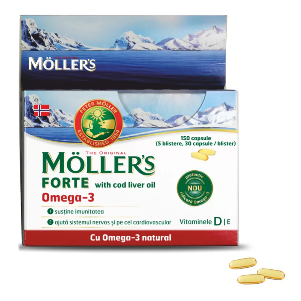 Mollers Forte with Cod Liver Oil -capsule x 150