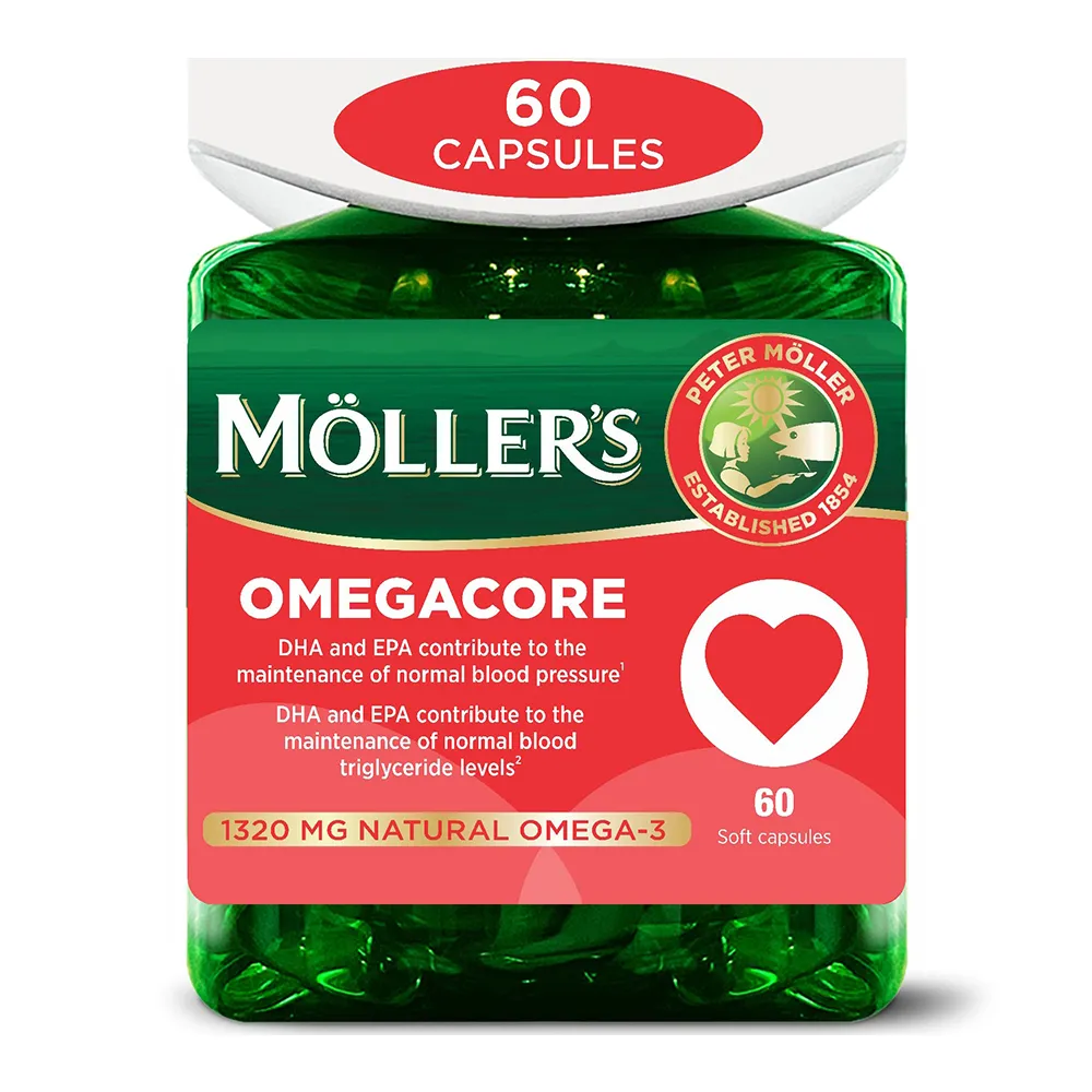 Moller's Omegacore, 60 capsule moi, Orkla Health
