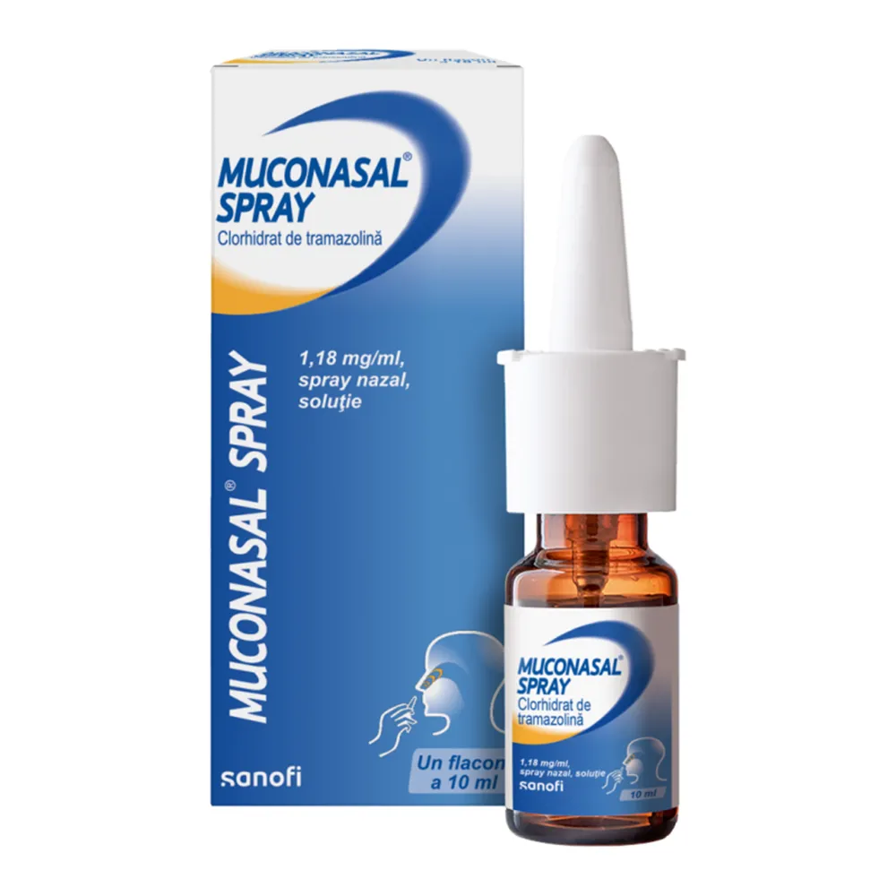 Muconasal spray nazal, 1,18 mg/ml, 10 ml, Sanofi