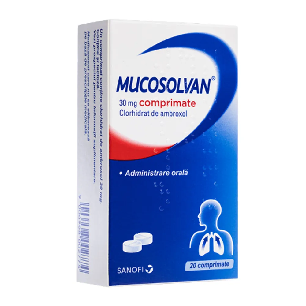 Mucosolvan, 30 mg, 20 comprimate, Sanofi