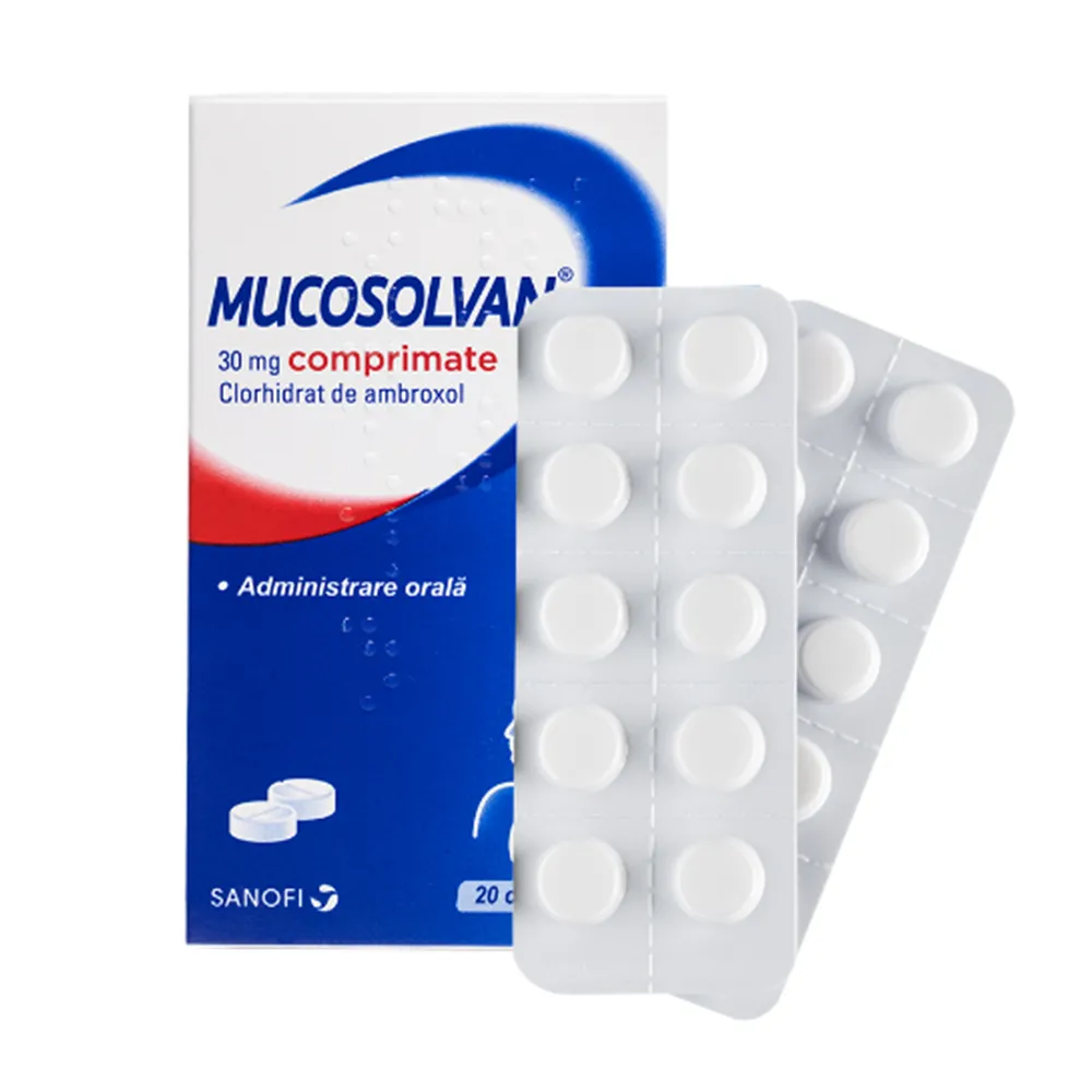 Mucosolvan, 30 mg, 20 comprimate, Sanofi