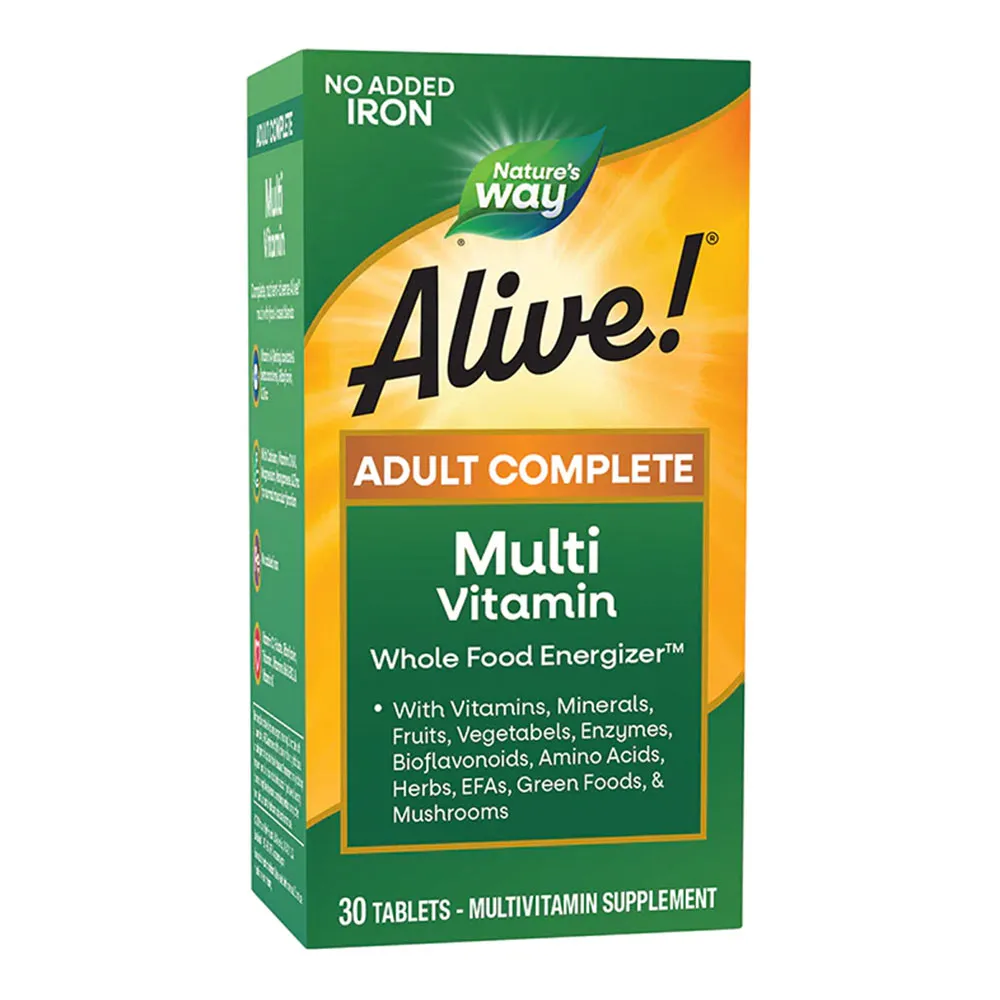 Alive Multi Vitamin Adult Complete, 30 tablete, Natures Way