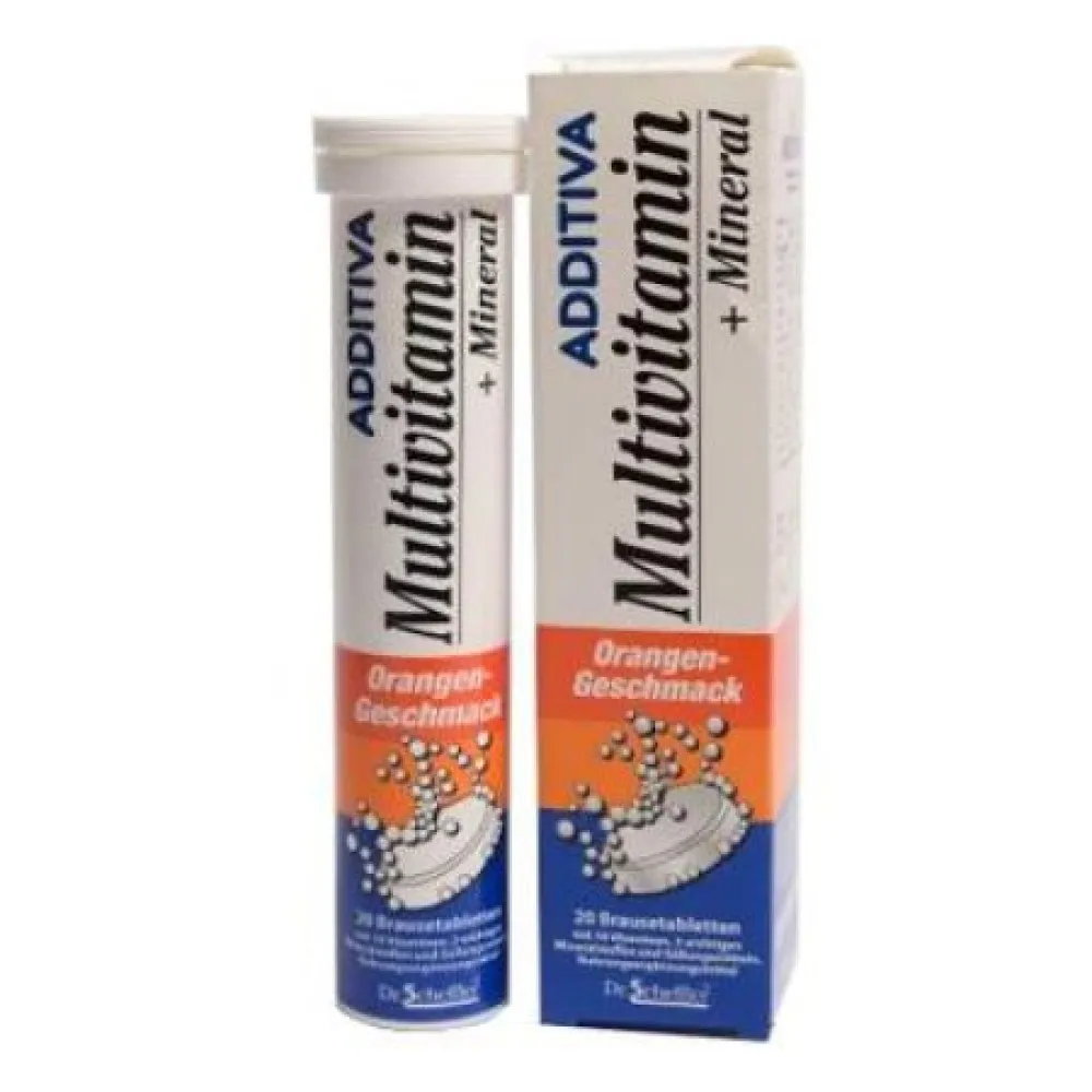 Multivitamine si minerale Additiva, 20 comprimate efervescente, Dr. Scheffler