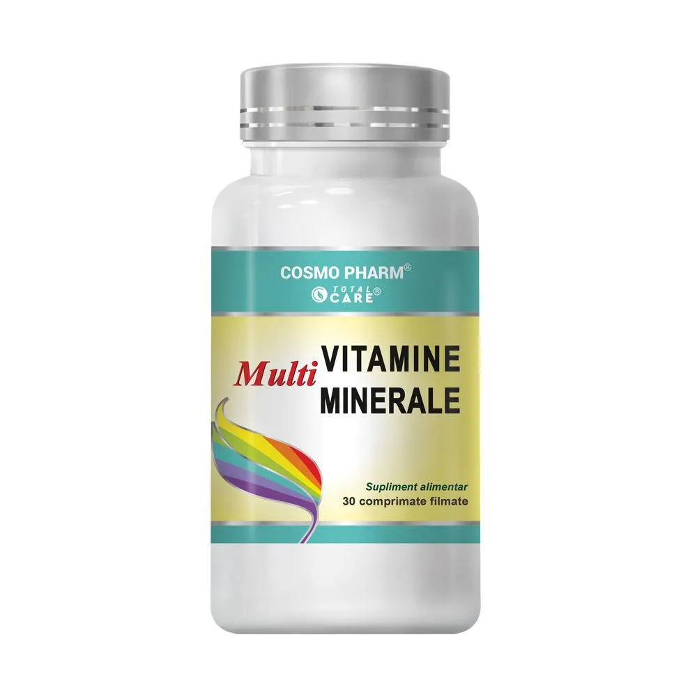 Multivitamine si Multiminerale, 30 tablete, Cosmopharm