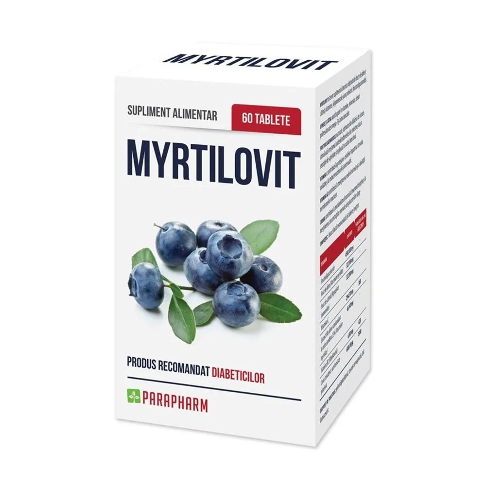 Myrtilovit, 60 capsule, Parapharm