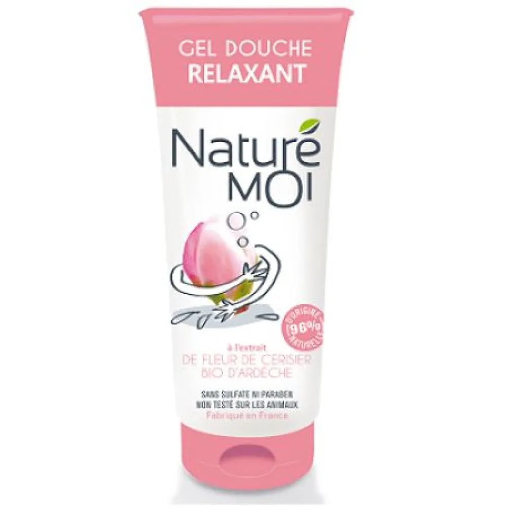 Nature Moi Gel de Dus Relaxant cu Extract de Floare de Cires de Ardeche x 200 ml