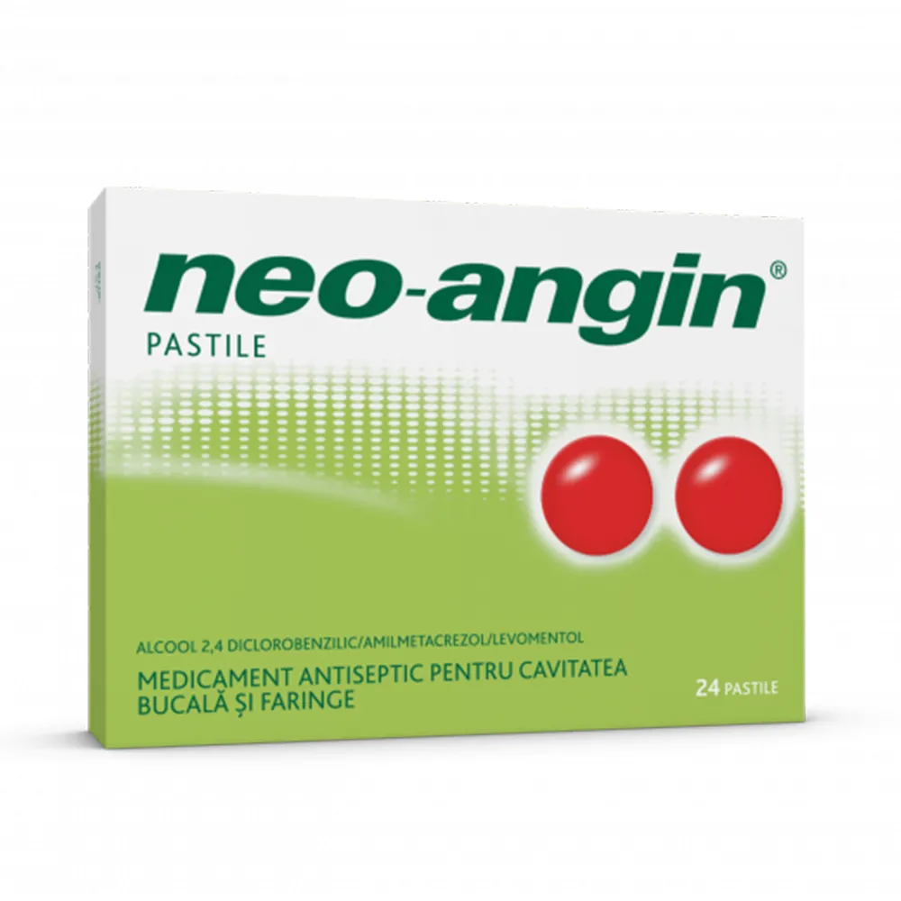 Neo-Angin, 24 pastile, Divapharma