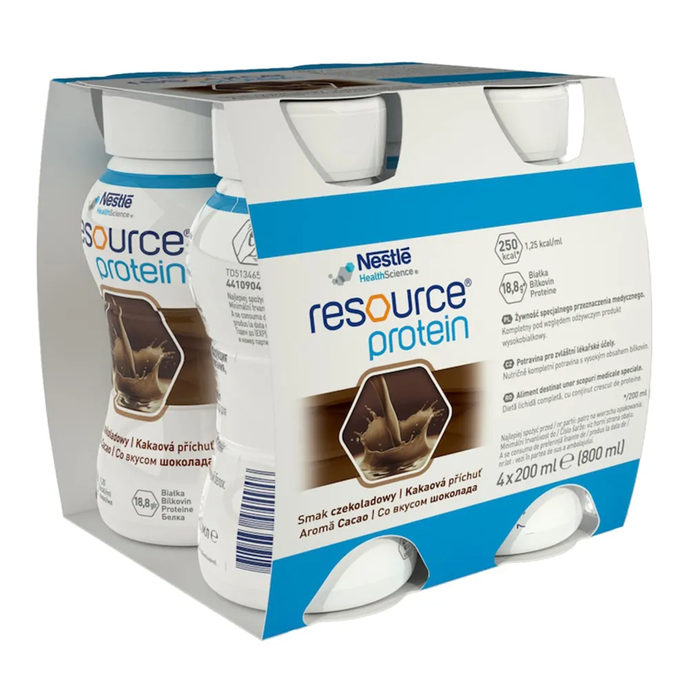 Resource 2.0 Proteine cu Aroma de Cacao +3ani, 4 x 200 ML, Nestle