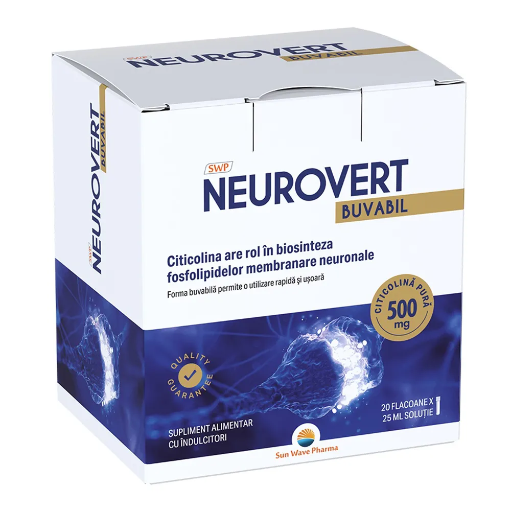 Neurovert buvabil, 20 flacoane, Sun Wave Pharma