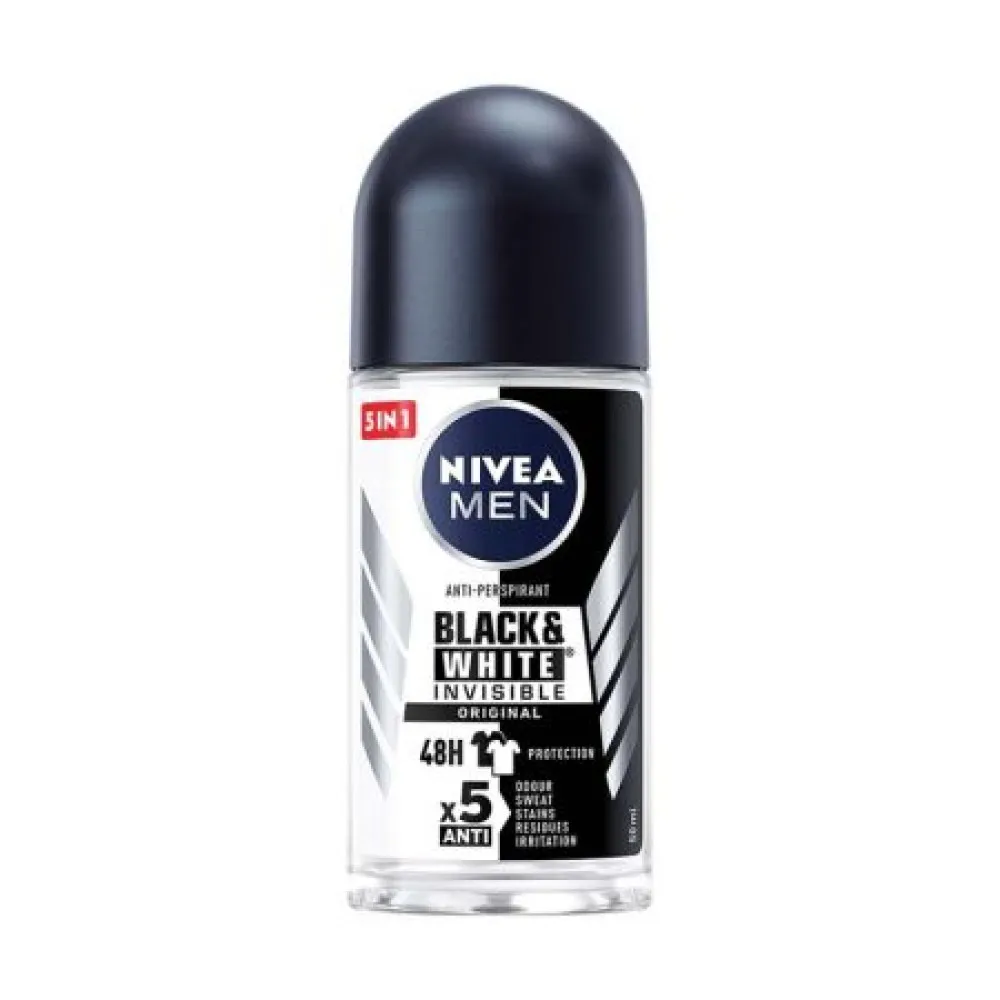 Nivea Deo Roll On For Men Power Black&White 82245
