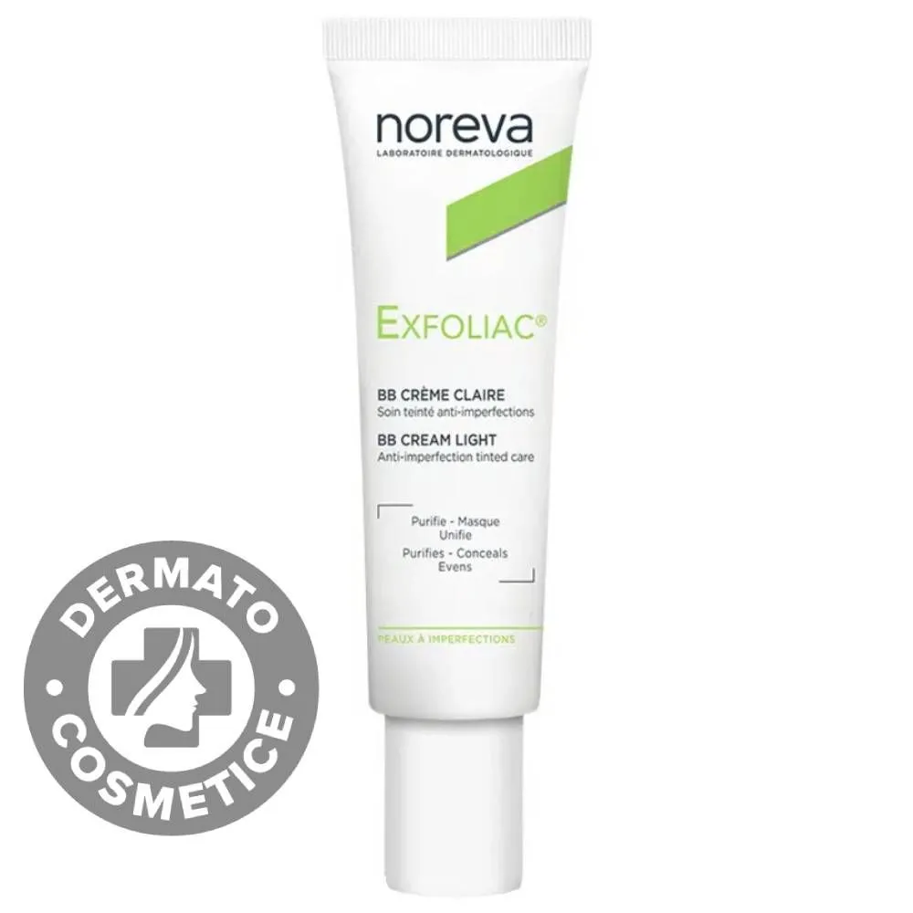 Noreva Exfoliac BB Crema Anti-Imperfectiuni Nuanta Clair x 30ml