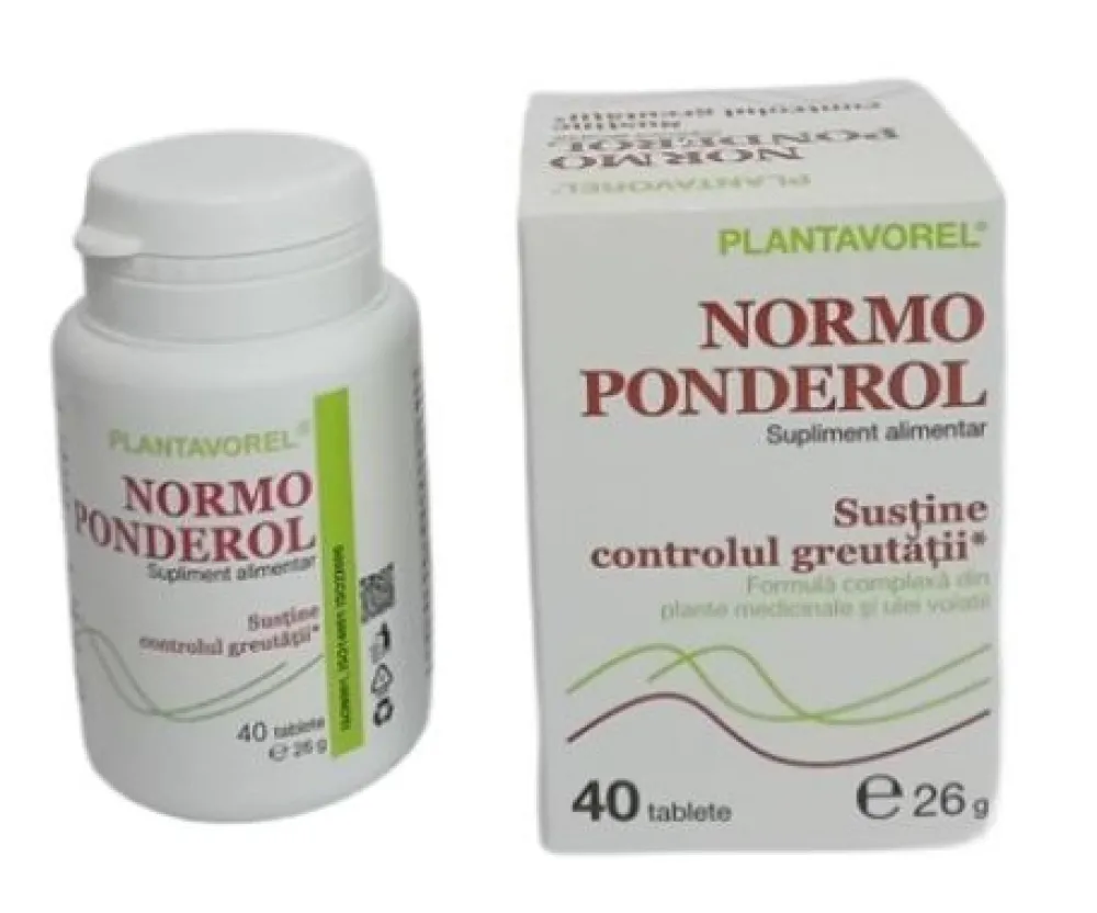 Normoponderol V, 40 tablete, Plantavorel