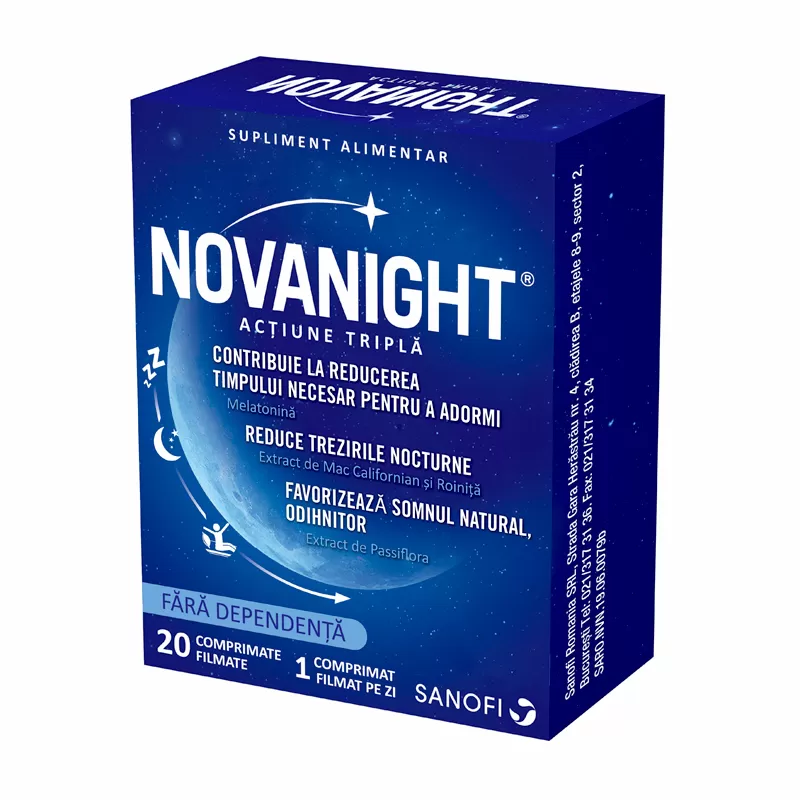 Novanight, 20 comprimate, Sanofi