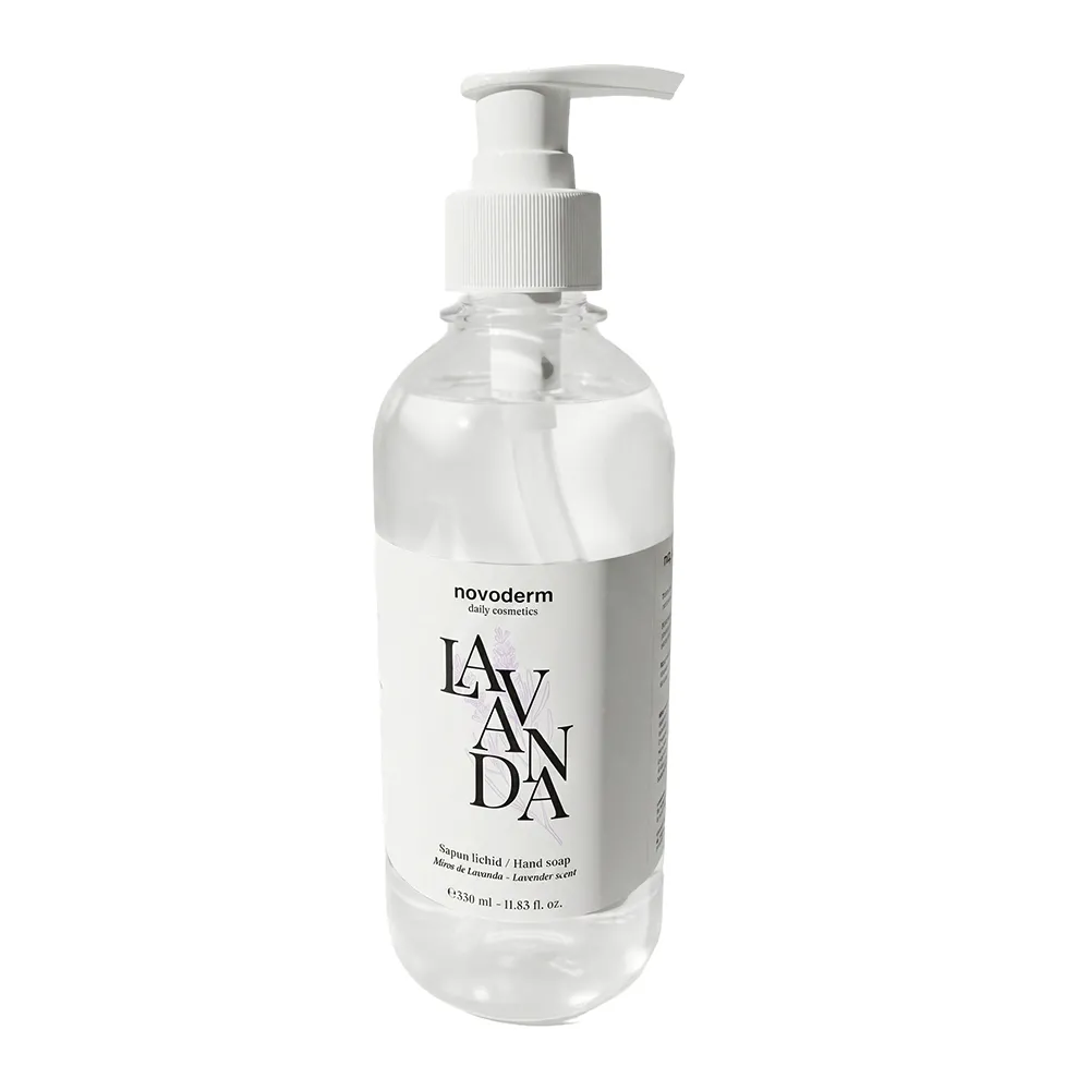 Sapun Lichid pentru Maini cu Extract de Lavanda, 350ml, Novoderm