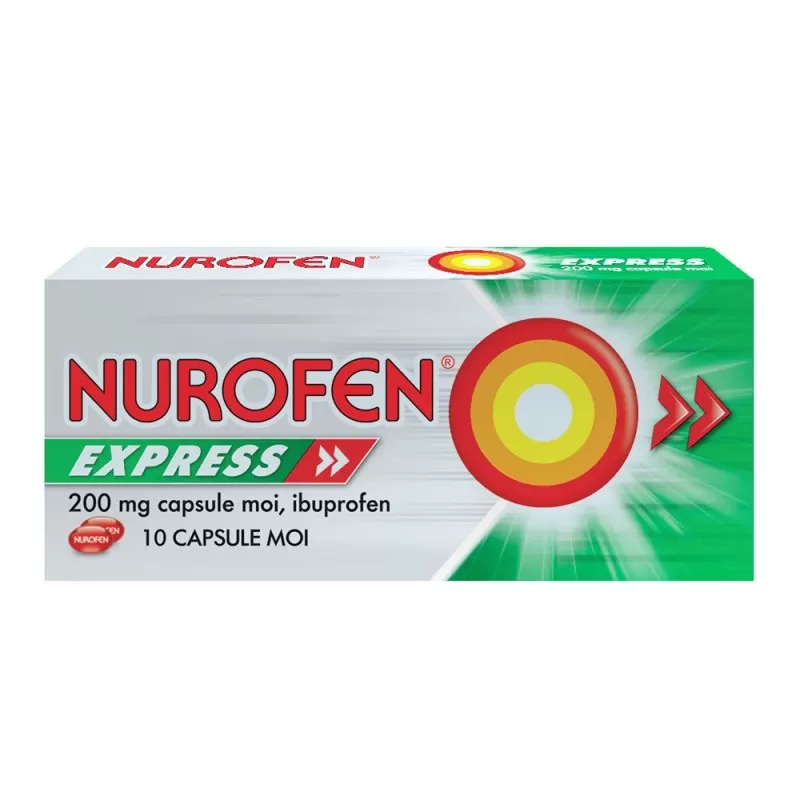 Nurofen Express 200mg -capsule moi x 10, Reckitt