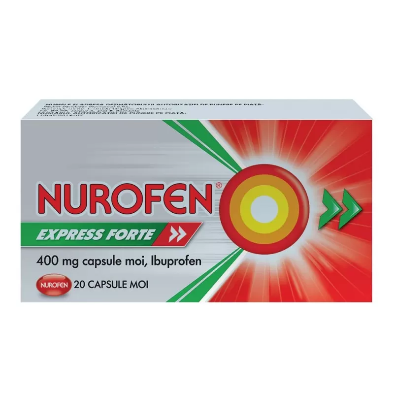 Nurofen Express Forte 400mg -capsule moi x 20 , Reckitt