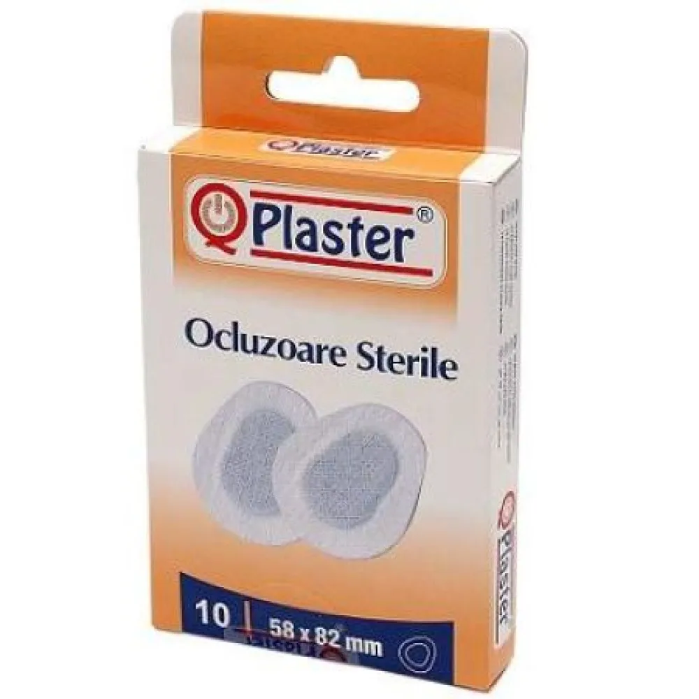 Ocluzoare sterile 58 x 82 mm, 10 bucati, QPlaster