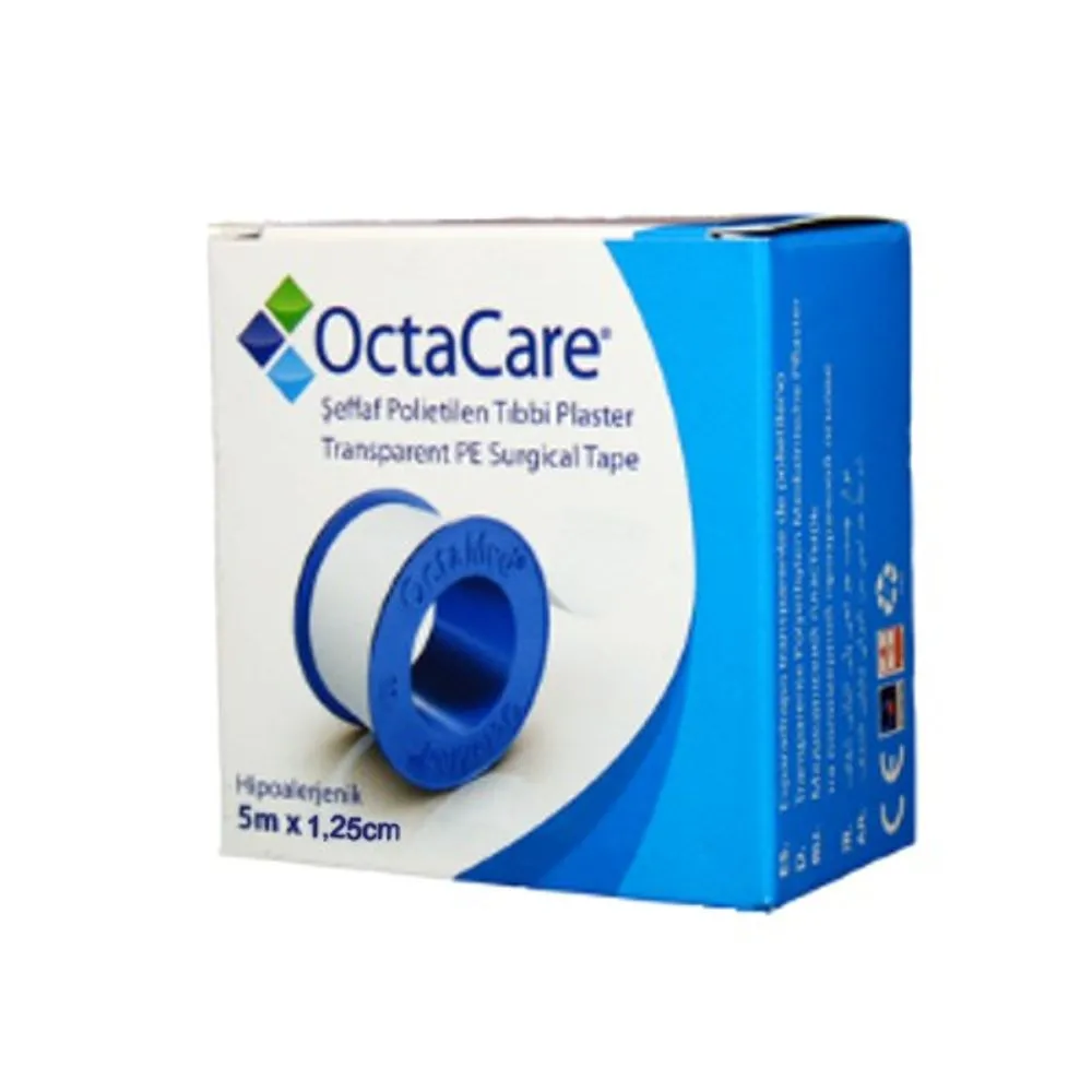 Octacare Banda Adeziva Suport Plastic 1.25m x 5cm