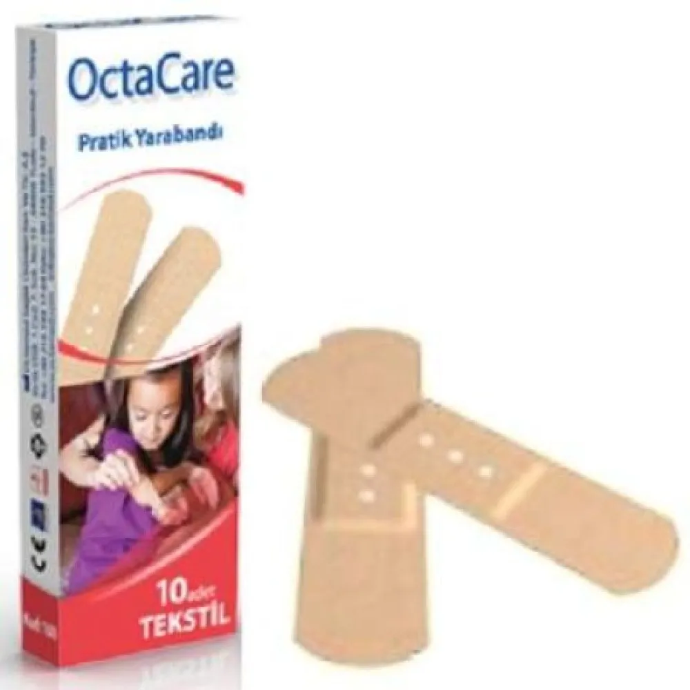 Octacare Plasturi Textil de Prim Ajutor x 10