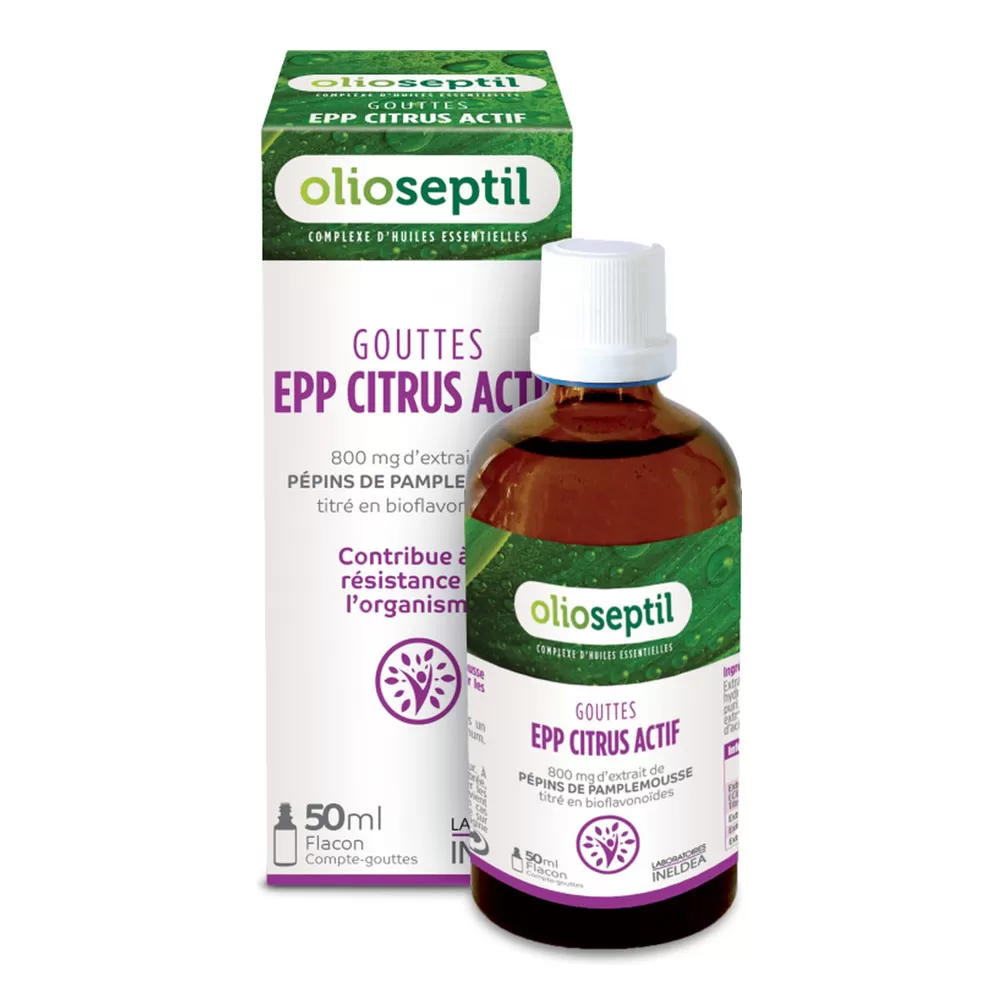 Olioseptil EPP Citrus Actif -sirop x 50 ml