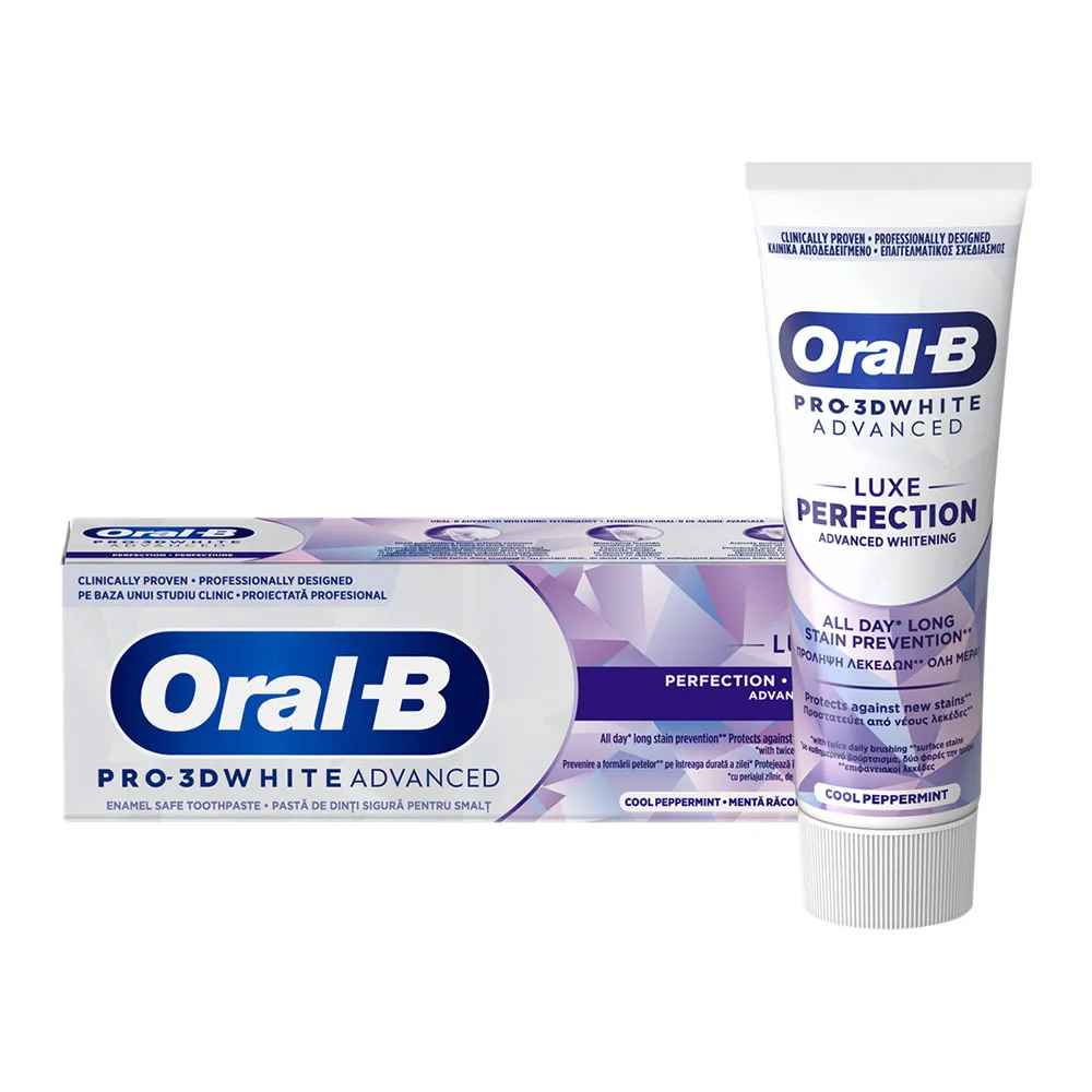 Pasta de Dinti 3D White Advanced Luxe Perfection, 75ml, Oral B