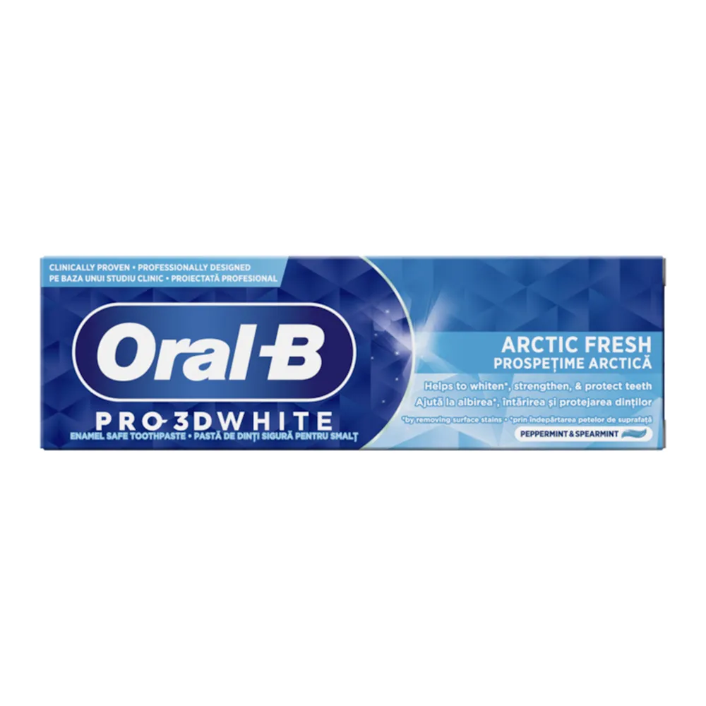 Pasta de Dinti 3D White Arctic Fresh, 75ml, Oral B