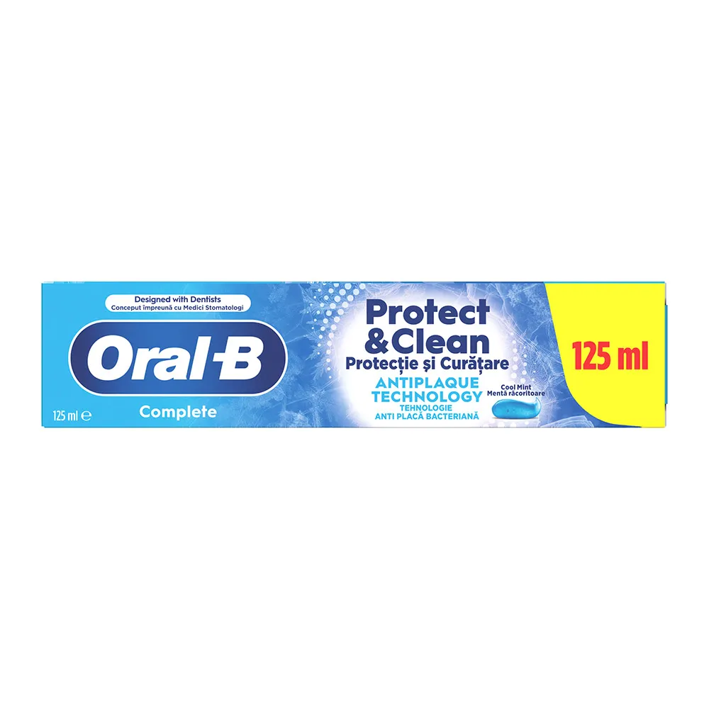 Pasta de Dinti Complete Protect&Clean cu Zinc Antibacterian, 125ml, Oral B