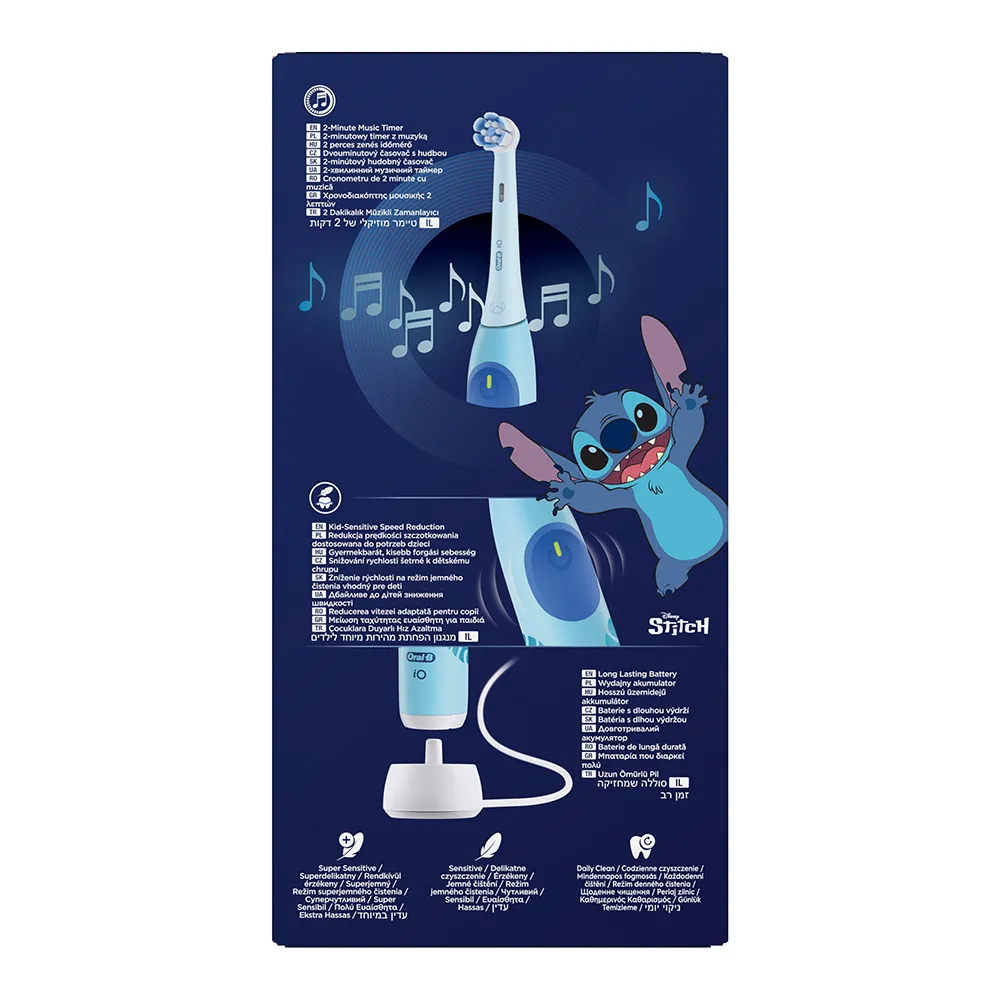 Periuta Electrica iO Kids Stitch + 6 ani, Oral B