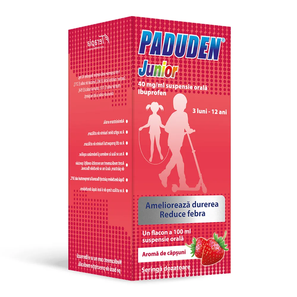 Paduden Junior, 40 mg/ml suspensie orală, 100 ml, Terapia