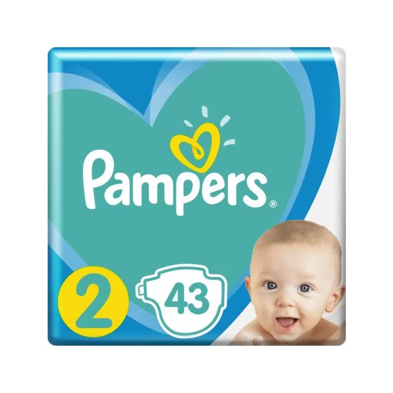 Pampers Nr. 2 Active Baby 4-8 kg Scutece x 43