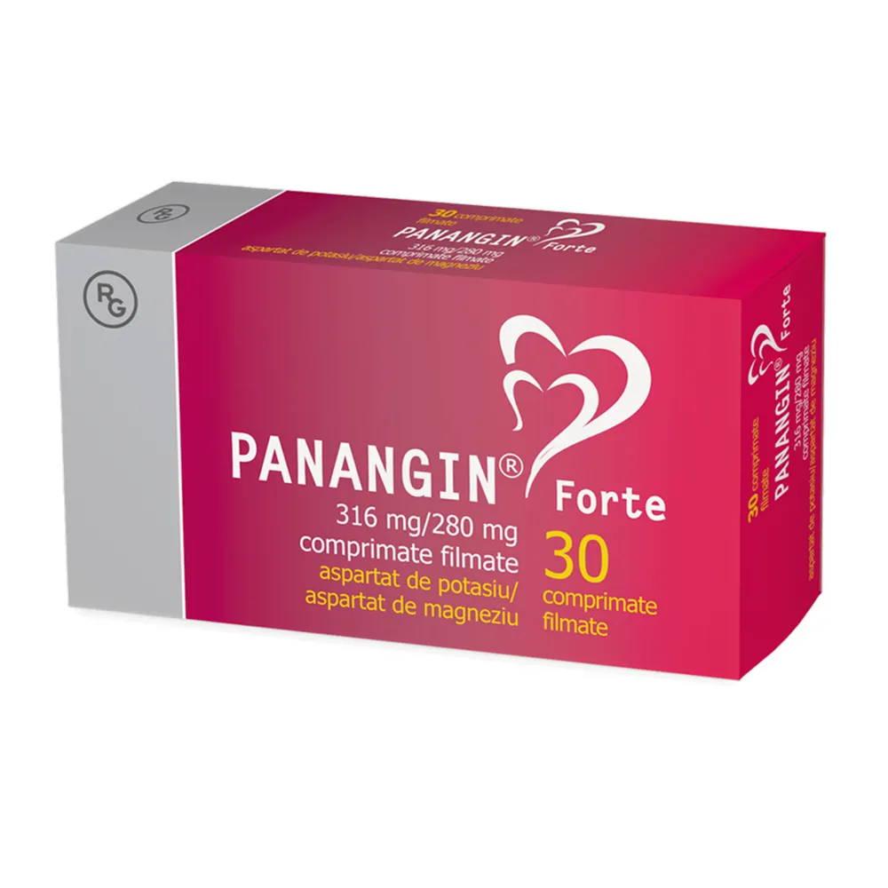 Panangin Forte, 316 mg/280 mg, 30 comprimate filmate, Gedeon Richter