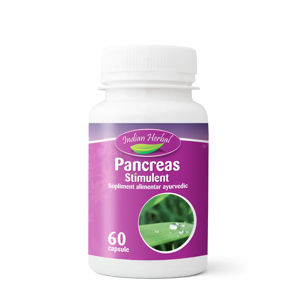 Pancreas Stimulent, 60 capsule, Indian Herbal