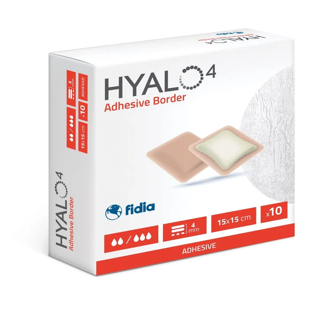 Pansament Adhesive Border Hyalo4, 15x15 cm, 10 bucati, Fidia Farmaceutici