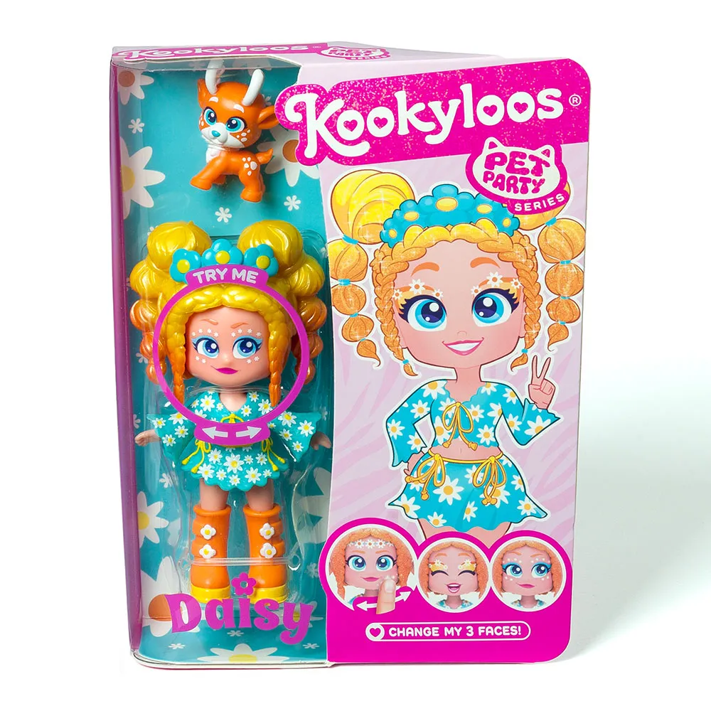 Papusa Pets Party +3 ani Daisy, Kookyloos